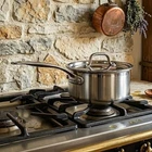 Cuisinart MCP19-18 Multiclad Pro 2 Qt Stainless Steel Saucepan Pot With Lid Used. Price: $35.00.