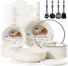 19PCS Pots Pans Set, Nonstick Cookware Detachable Handle, Induction Kitc New. Price: $181.23.
