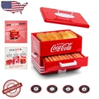 Large Coca-cola Hot Steamer, 24 12 Buns, Red, Electric, Great Taste New. Price: $94.49.