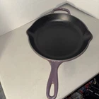 Creuset #26 Enamel Cast Iron Skillet Fry Pan 10.25" France Provence/purple Used. Price: $109.99.