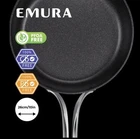Emura 10 Nonstick Frying Pan Skillet & Glass And Silicone Lid New Box. Price: $60.00.