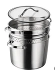 Tramontina Stainless Steel 8-QUART Multi-cooker With Pasta Insert New. Price: $147.85.