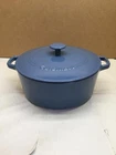 Cuisinart Chef's Classic Enameled Cast Iron Dutch Oven With Lid, Porcelain New. Price: $89.95.