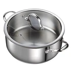 Cooks Standard Dutch Oven Casserole With Glass Lid, 7-QUART Classic Stainless New. Price: $49.99.