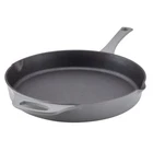 12 Inch Round Large Pre-seasoned Cast Iron Skillet- Free Ship New. Price: $54.05.