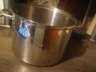 Culinary Stainless Steel Pot No Lid/ Used. Price: $30.00.