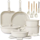 Astercook 22 Piece Pots Pans Set Non Stick, Cookware Detach Handles New. Price: $149.95.
