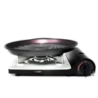 Stovetop Korean Bbq Non Stick Grill Pan Portable Gas Burner Aggp Techef New. Price: $154.99.