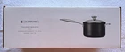 Le Creuset Toughened Nonstick Pro Saucepan With Glass Lid, 3 Qt. New In Box. Price: $175.00.