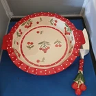 Temptations Cherry Pie Plate And Server Used. Price: $25.95.