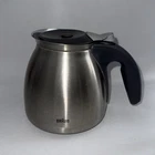 Braun KF600 -10 Cup Thermal Replacement Coffee Pot -stainless Steel With Lid Used. Price: $18.00.