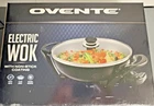 Ovente Electric Wok 13" Skillet FPB-003 Nonstick, Temp Control, New Open Box. Price: $24.71.