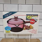 Vintage Cranberry Visions Pot Corning Cookware 1QT/L Saucepan New 6015081. Price: $59.99.