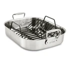 All-clad Specialty Stainless Steel Roaster And Nonstick Rack 16X13X5 Inch Ove... New. Price: $256.19.