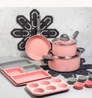 Brooklyn Steel 20 Piece Cookware/bakeware Set, Speckled Pink. New Box. Price: $85.99.