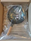 Yosukata 13.5" Blue Carbon Steel Wok Pan Pre-seasoned Flat Bottom New. Price: $65.00.