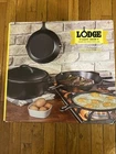 Lodge Cast Iron, Seasoned 5 Piece Set. Made Tennessee Since 1896. Unspecified. Price: $160.00.