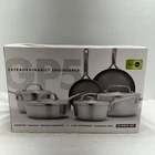 Greenpan GP5 Vista 5-PLY Stainless Steel 10 Piece Set Frying Saucepans New. Price: $284.99.