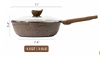 Carote 4.5 Qt Saute Pan W/lid Nonstick Terra Brown Granite All Stovetops New. Price: $50.88.