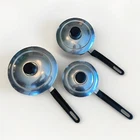 Mirro Vintage Get Grip Aluminum Nonstick Cookware 6 Pcs Rare Set Lids Used. Price: $28.78.