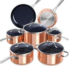 Cookware Set Ceramic Nonstick Diamond Infused Induction Ready Blue Nuwave Pfas New. Price: $439.99.