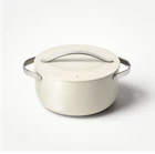 Caraway Home 6.5QT Dutch Oven With Lid Cream: Ceramic Nonstick 10.5 New. Price: $99.00.