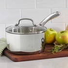 Cuisinart Classic 2.5QT Stainless Steel Saucepan With Cover 831925-18 New. Price: $62.99.