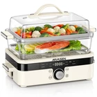Airmsen Glass Food Steamer For Cooking 8.5QT Vegetable With 2TIER St... New. Price: $242.74.