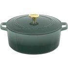Cuisinart Chef's Classic 7QT Enameled Cast Iron Casserole - Sea Glass Teal New. Price: $105.99.