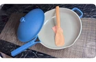 Our Place Always Pan 4QT Blue Nonstick Fry Multi-use Cookware With Lid New. Price: $79.99.
