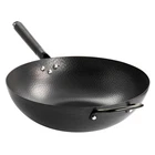Gibson Home 60764.01 Hammered 13 Inch Heavy Gauge Carbon Steel Wok Black New. Price: $41.84.