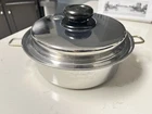 Saladmaster HS-316TI Titanium S/s 8.6 Handle Skillet Fry Pan W/vapo Lid Used. Price: $275.00.
