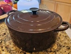 Le Creuset Signature Cast Iron 4 1/2-QT Round Dutch Oven Used. Price: $140.99.