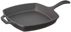 Jim Beam JB0217 Pre Seasoned Cast Iron Square Skillet For 10.5", Black New. Price: $54.49.