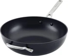 12.25" Hard Anodized Induction Nonstick Wok With Helper Handle - Matte Black New. Price: $166.99.
