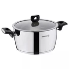 Korkmaz Nora 5.5L Stainless Steel Casserole With Lid Cool Touch Handles New. Price: $67.99.