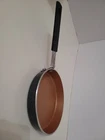 Bakken- Swiss 5.5 Toxic Nonstick Copper Frying Pan Used Euc Handle Cover. Price: $9.88.