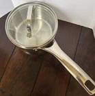 Cuisinart Qt Sauce Pan & Glass Lid Induction 7719-14PP Stainless Steel Used. Price: $19.87.