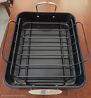 The Pioneer Woman Timeless Nonstick Roaster W/ Wire Rack Insert 16.5X13.5X3 Used. Price: $24.95.
