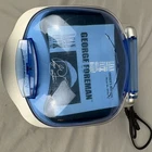 George Foreman Grill Lean Mean Fat Reducing Machine Blue Bun Warmer GR10ABW Open. Price: $8.72.