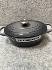 Creuset Oyster #17 Enameled Cast Iron Cover Mini Dutch Oven New. Price: $169.99.