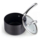 Cooks Standard 2-QUART Hard Anodized Nonstick Saucepan With Lid, Black New. Price: $45.93.