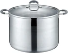 Concord Stainless Steel Stock Pot With Glass Lid (induction Compatible) New. Price: $28.87.