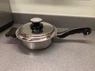 Pro-health Ultra 19-9-7P Magnetic Induction Core 1.5 Qt Pot W/ Lid Stainless Used. Price: $35.00.