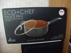Eco & Chef 2.6 Quart Ceramic Nonstick Silicone Edition Copper Series Pan Nib New. Price: $55.00.