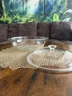 Vintage 024 Pyrex Clear 2QT Casserole Dish W/lid 624-C Cover Glass Oven Baking Used. Price: $22.00.