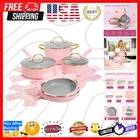 Epic Nonstick Pots And Pans Set, Multi-layer Coating, Tempered Glass... New. Price: $207.99.