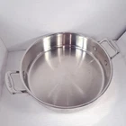 Cuisinart 5.5QT 18/10 Stainless Steel Casserole Pan Pot Model 755-30 1/2 Quart Used. Price: $68.00.