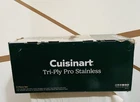 Cuisinart Tri-ply Pro Stainless 11-PIECE Cookware Set Induction Safe New. Price: $199.95.