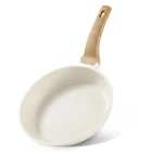 Carote Frying Pans,nonstick Granite Egg 8, Cream White New. Price: $24.99.